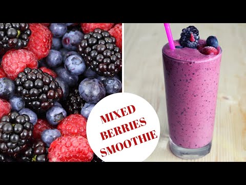Blend Your Way to Health with a Mixed Berry Smoothie Boost
